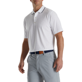 FootJoy Push Play Print Lisle Knit Collar Polo